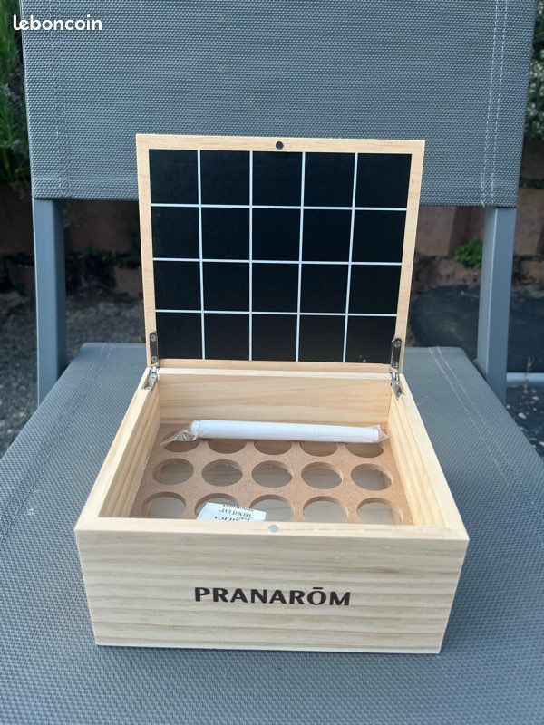 Boîte de rangement en bois Pranarom NEUVE (image 1)