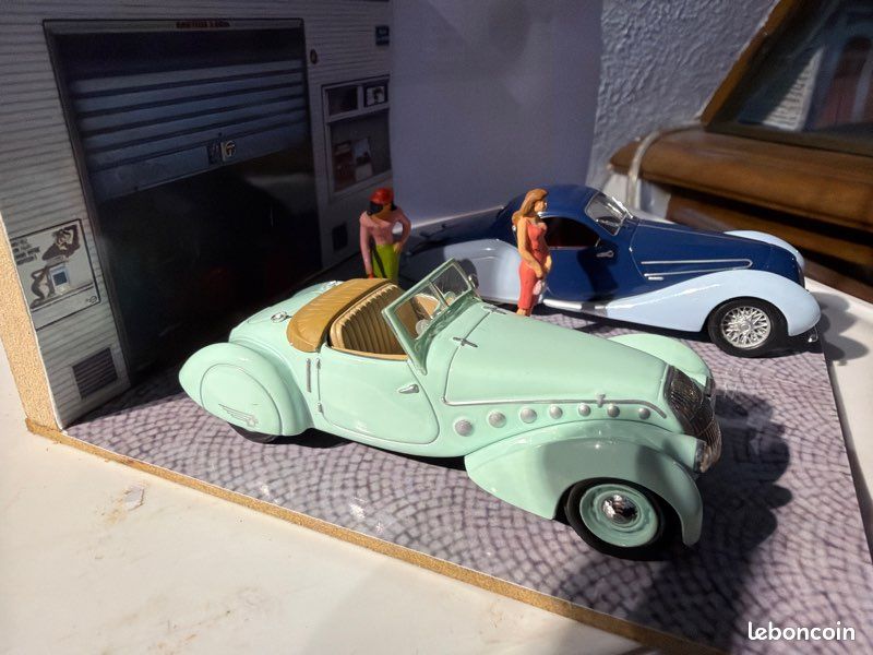 Diorama 1/43 Peugeot Talbot Exposition Peugeot 402 Darl’Mat et Talbot Lagot Figoni Falaschi (image 5)
