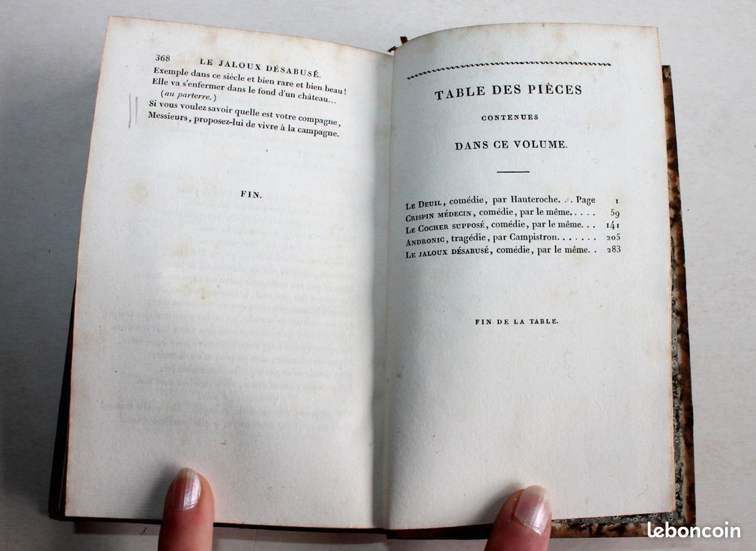 Repertoire theatre francais tome 3, chefs d'oeuvre dramatique de hauteroche et campistron 1824 (image 4)