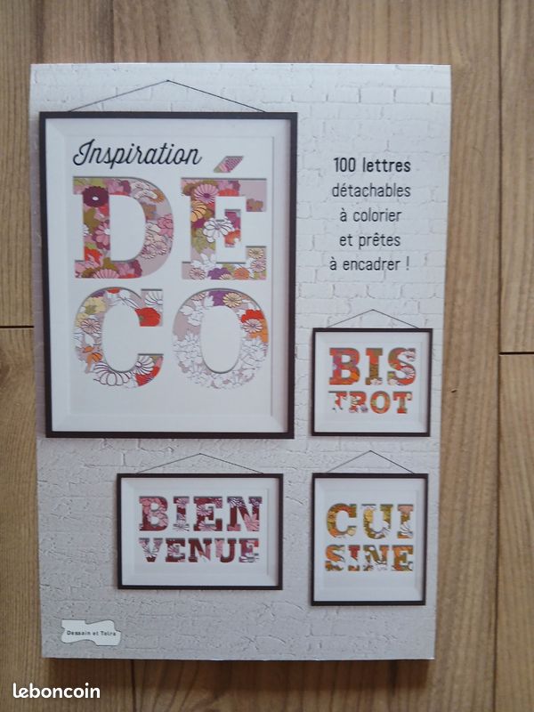 Coloriage : Lettres détachable colorier et a encadrer (image 1)