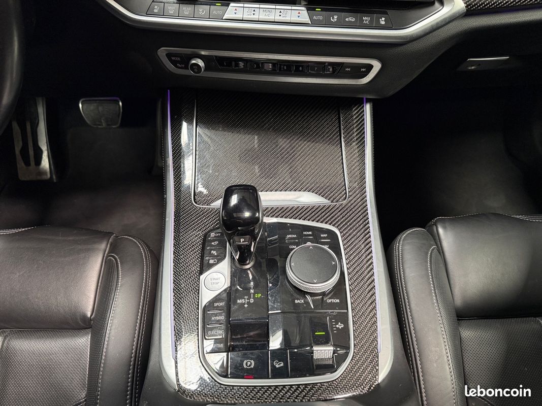 BMW X5 G05 45e xDrive 394 M Sport BVA8 Tanzanite Blue Harman Kardon Sièges M Sky Lounge Garantie 12 mois (image 13)