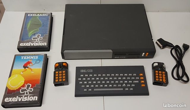 Cartouche De Jeu GUPPY Pour Ordinateur EXELVISION EXL 100 - Complète Et Fonctionnelle