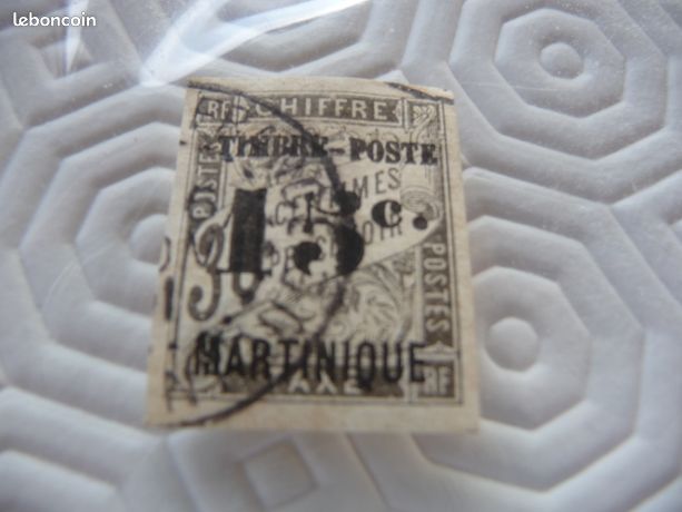 TIMBRE COLONIES FR MARTINIQUE n 22 OBLITERE