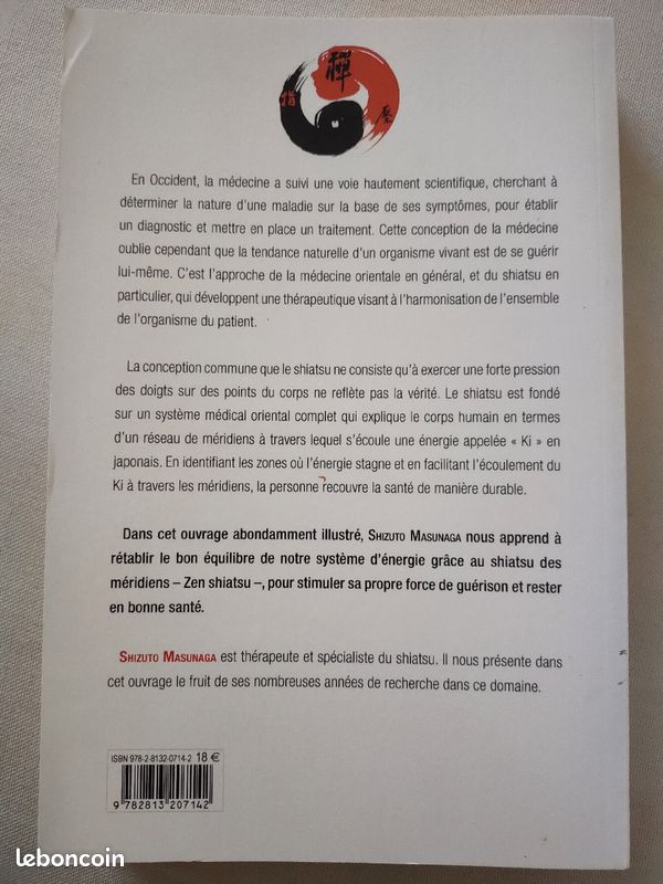 Zen Shiatsu - Comment équilibrer le yin et le yang pour une meilleure santé par Shizuto Masunaga (image 2)