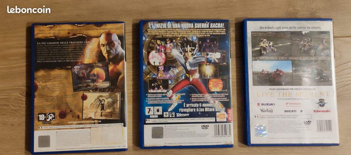 Gros lot de jeux vidéo pour console Playstation 2 Sony PS2 vintage