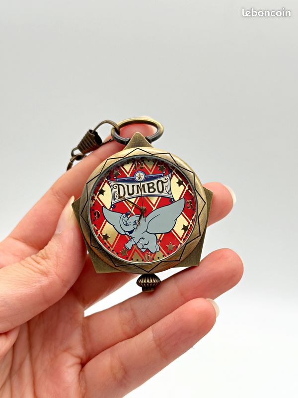 Montre à Gousset Dumbo SEGA Disney Japan dorée (image 5)