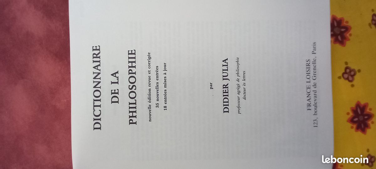 Dictionnaire de la philosophie (image 3)