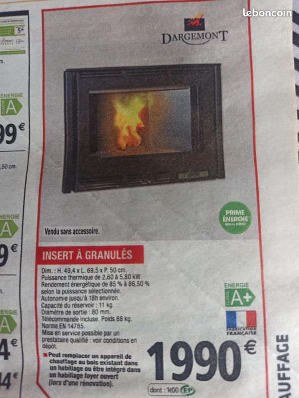 Insert à granulés (image 1)
