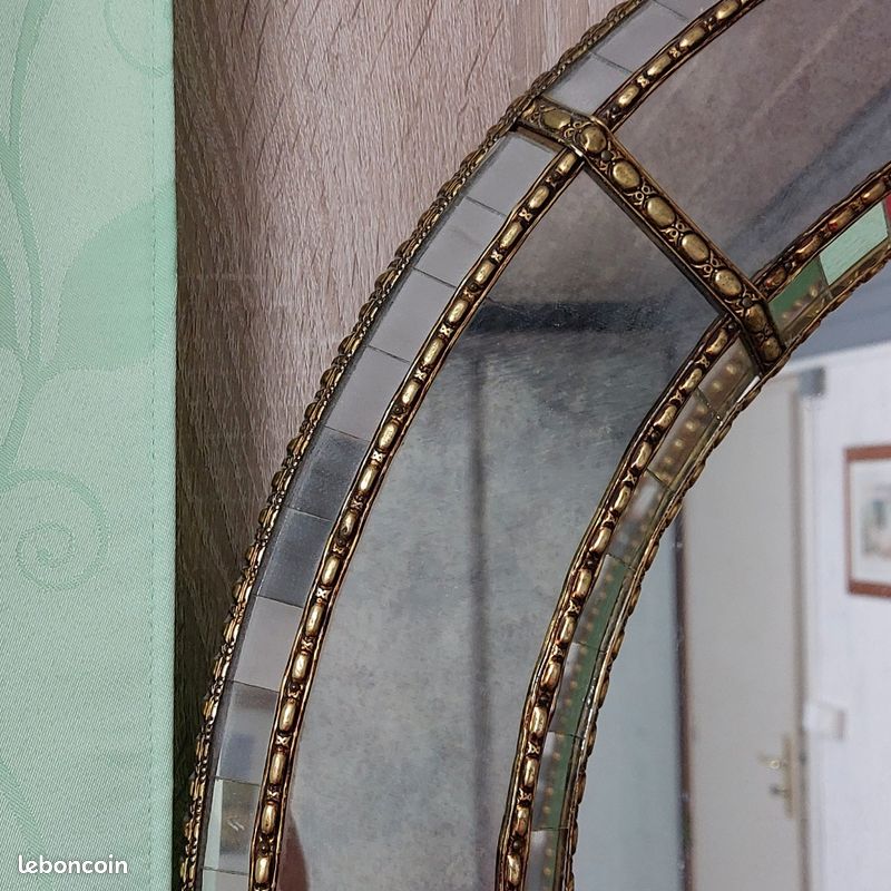 Superbe miroir ancien 114x65 (image 8)