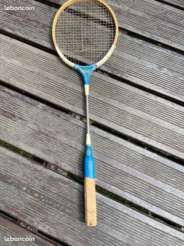 Ancienne Raquette De Badminton Dunlop Vintage - FR
