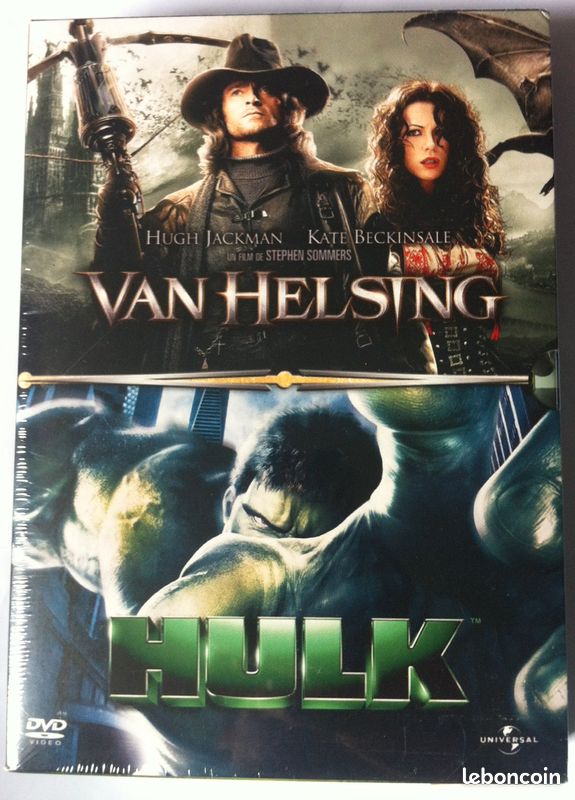 Coffret DVD VAN HELSING + HULK (image 1)
