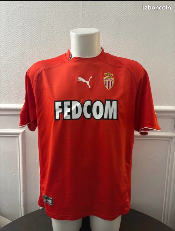 MAILLOT MONACO MORIENTES No Match Worn Issue Shirt Jersey