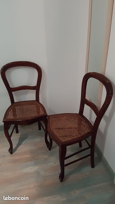 Chaises en cannage (image 1)