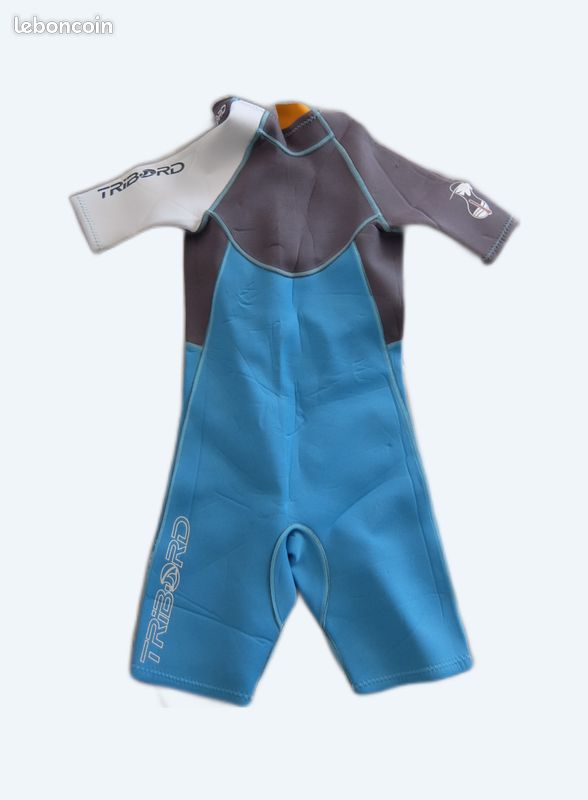 Combinaison baignade surf shorty 10 ans (image 1)