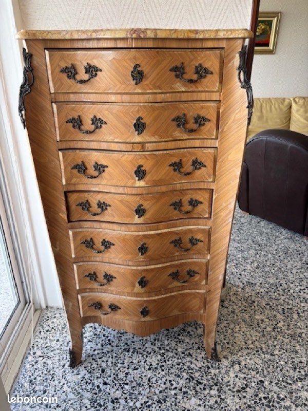 Meuble ancien 7 tiroirs (image 1)