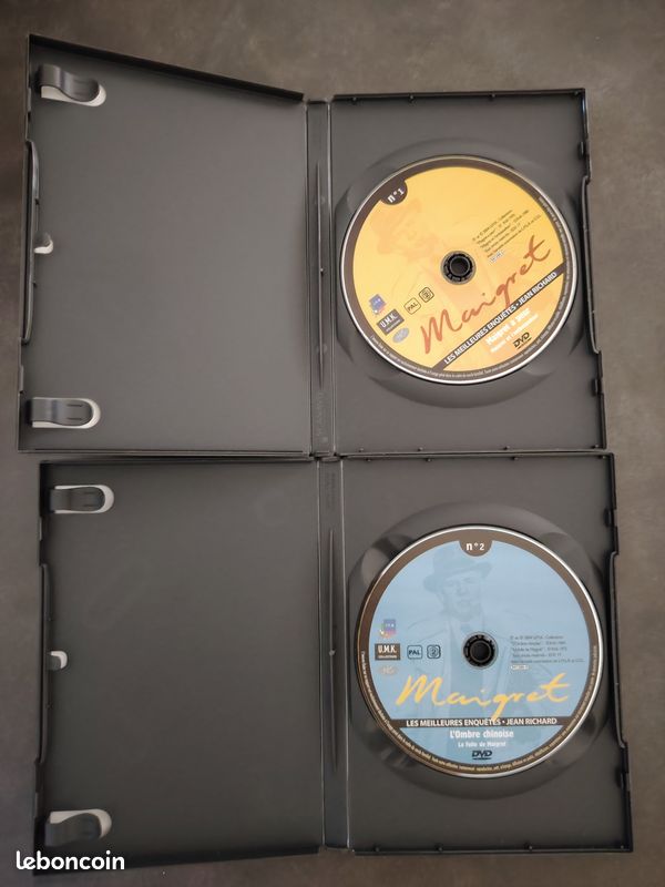 2 DVD / 4 Episodes ... MAIGRET (Volume 1 + 2) ... Jean RICHARD - M (image 2)