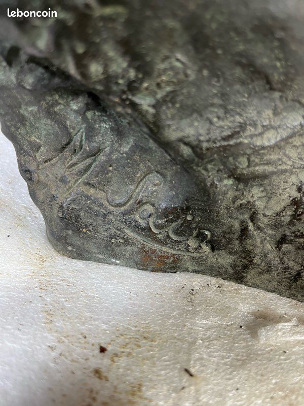 Marius saint bronze loup sculpture (image 7)