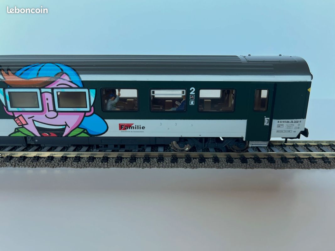ROCO ÉCHELLE HO VOITURE 16.036 Mü DE SECONDE AMÉNAGÉE DE LA D.B