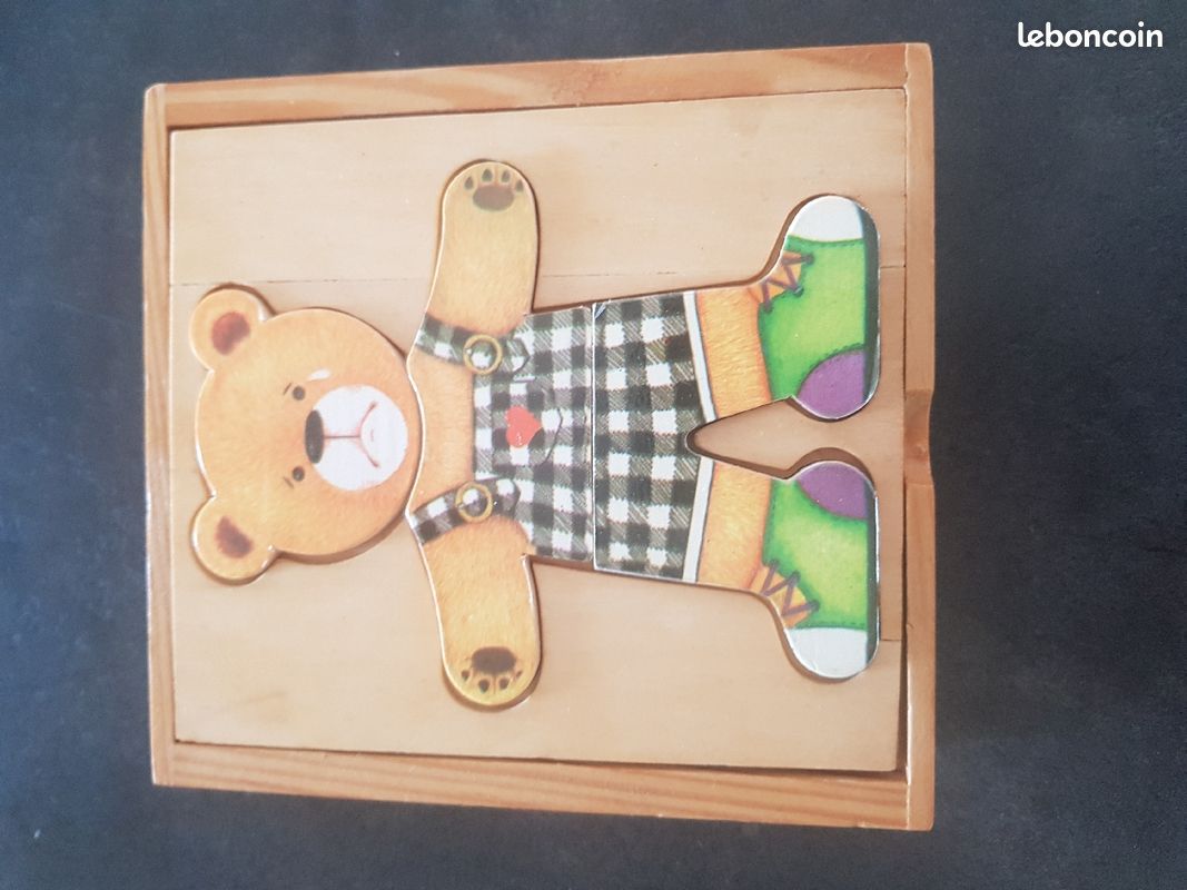Lot de 4 jeu en bois (image 2)