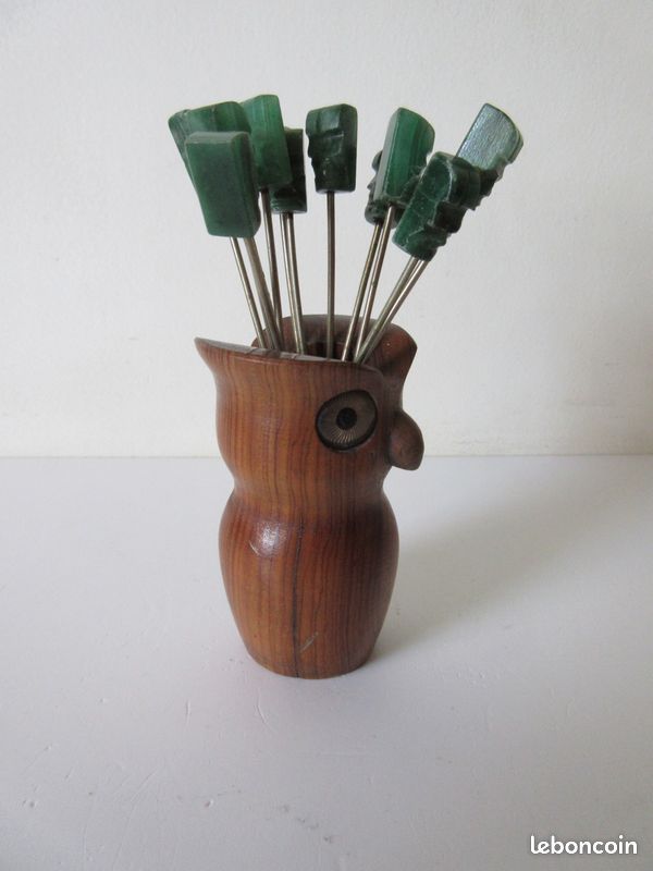 Pique a apéritif " Hibou " années 70 (image 4)