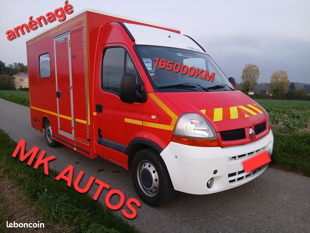 Master 2.5dci *120cv* caisse carré équipée aménagé isolation chauffage webasto mk autos (image 2)