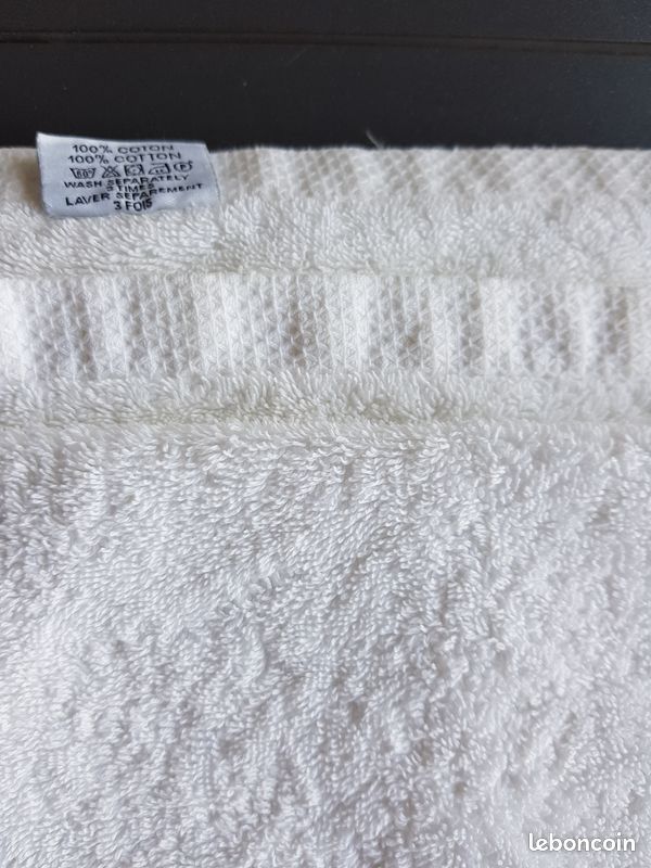 Grand drap de bain 100% coton (image 1)