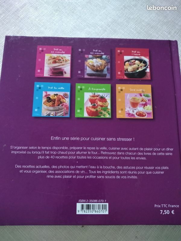 Prêt en 40 minutes Ed Clorophyl pour cuisiner sans stresser Neuf (image 2)
