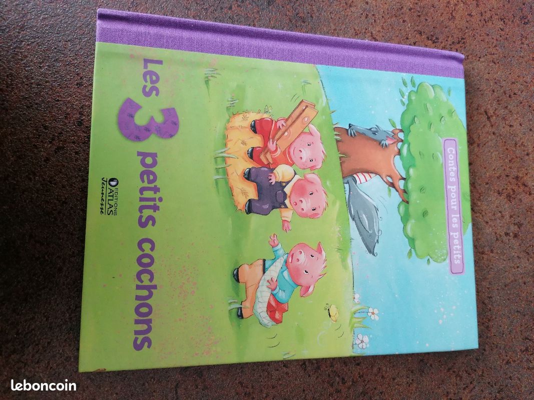 Livre les 3 petits cochons comme neuf (image 1)
