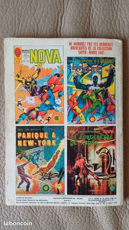 [Réservé] Lot 1 de 10 Marvel Strange Le journal de Spider-Man Collection Super Héros LUG (image 6)