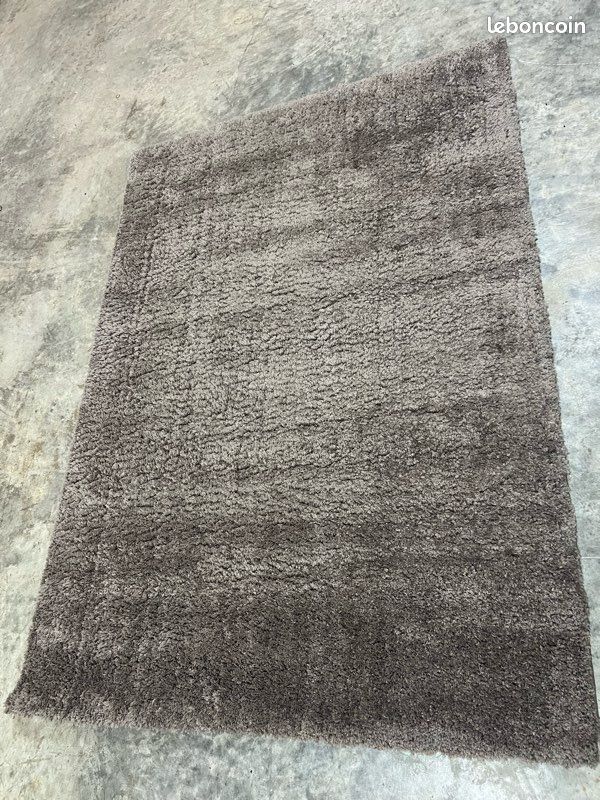 Tapis couleur taupe 120x170 (image 1)