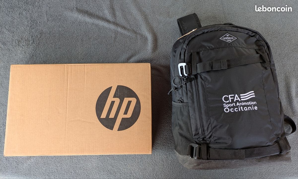 Lot Ordinateur Neuf HP 255 G9 + Sac a dos SOORUZ 22 L (image 1)