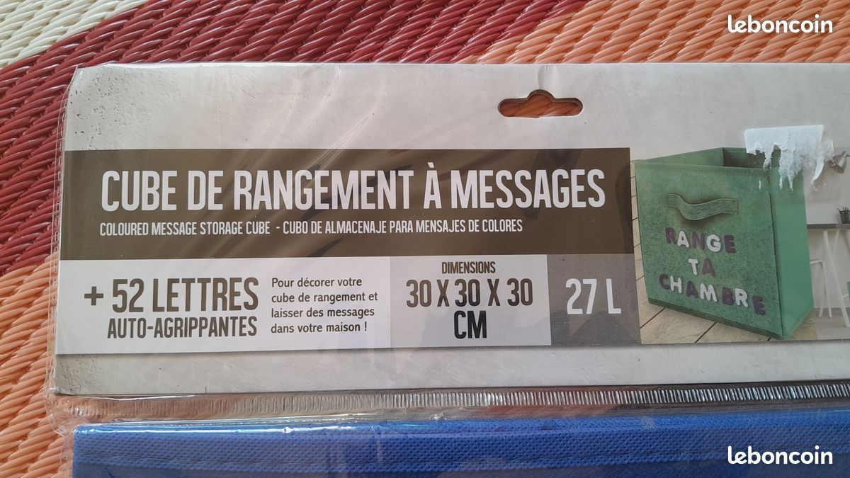 Jlv : Cube de Rangement à Messages / Neuf (image 3)