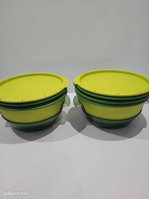 Micro Vap neuf de Tupperware + 8 ramequins + livret : Cuisson Vapeur avec  Micro Ondes - lectromnager