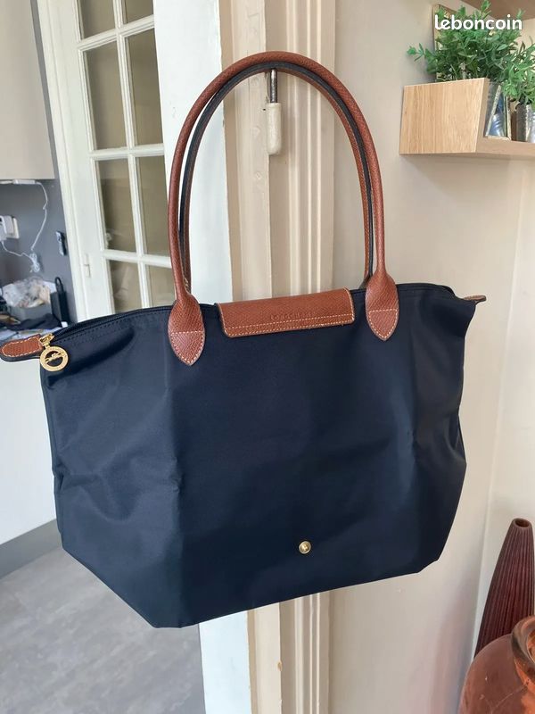 Longchamp Le Pliage Original Taille L Bleu Accessoires Bagagerie