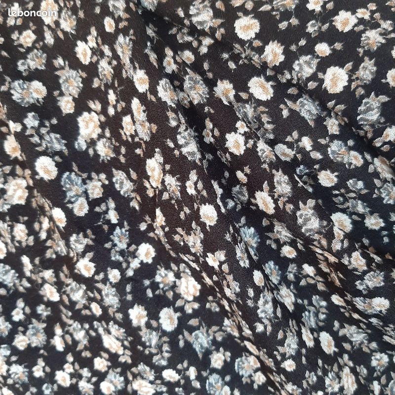 Coupon tissu imprimé floral (image 2)