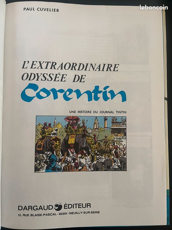 L'extraordinaire odyssée de Corentin - EO 1978 (image 5)