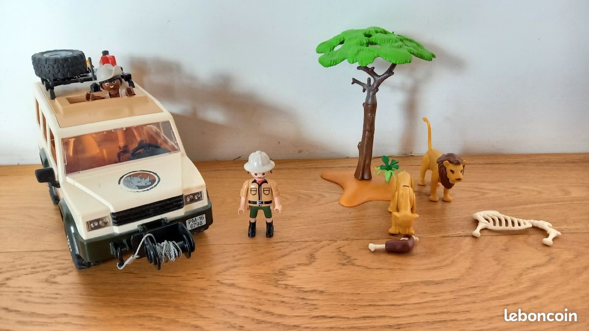 Playmobil 6798 aventurier et lions (image 1)