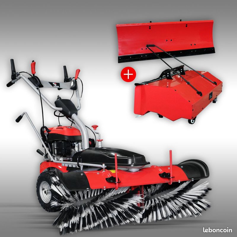 Balayeuse Jansen MKB-500 E + Lame de déneigement, Bac & Démarreur électrique (image 1)