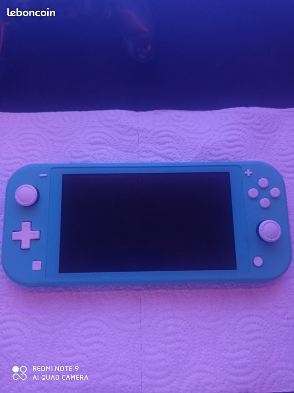 Nintendo Switch lite bleu occasion (image 1)