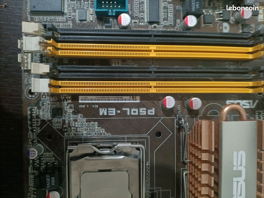 Carte mère p5ql em + processeur intel (image 2)