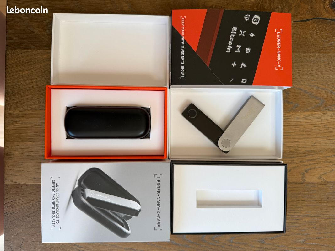 Clé Bitcoin Ledger Nano X + Étui - Accessoires informatique
