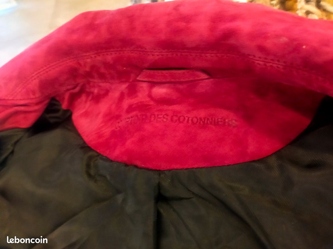 Blouson croûte de cuir comptoir des cotonniers (image 5)