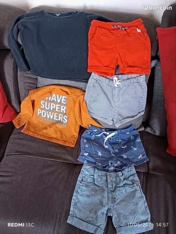 Lots vêtements enfants garçons 24 mois (image 2)