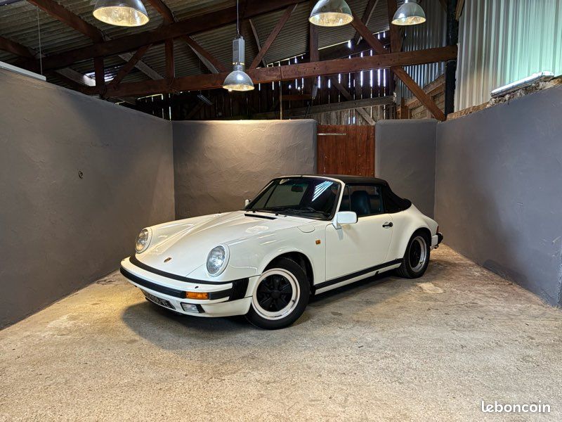 Porsche 911 Carrera 3.2 Cabriolet – 1986 – Entièrement d'origine - Peinture d’origine - Matching Numbers - (image 1)
