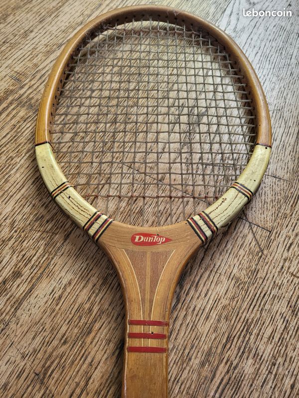Lot De 3 Raquettes De Tennis Vintage - Dunlop Maxply Slazenger Avec Presse Dunlop 460211