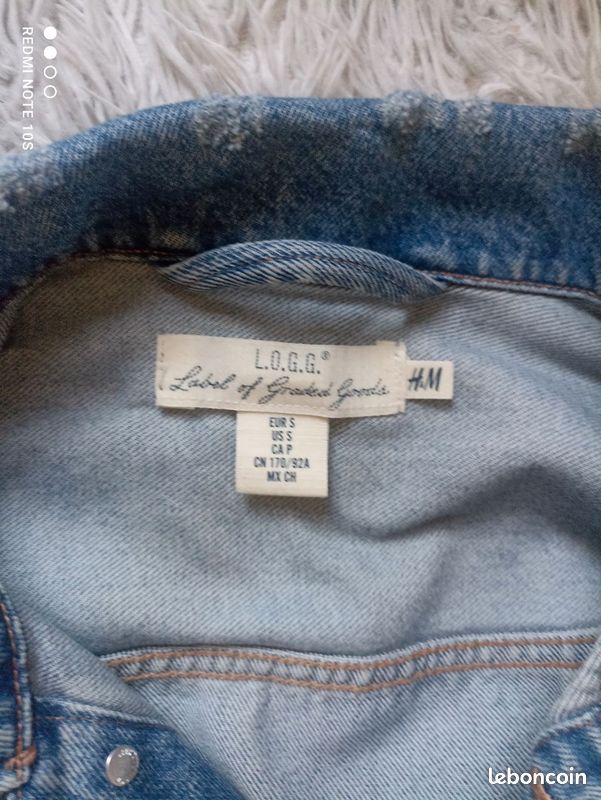 Veste en jeans homme taille S H&M Vêtements