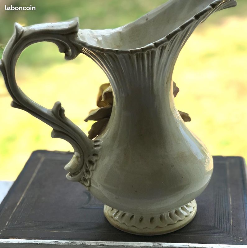 Grande carafe, vase en barbotine (image 4)