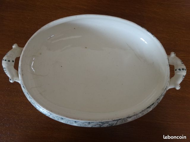 Soupière légumier vintage "Terre de fer" (au marché de Berry) (image 2)