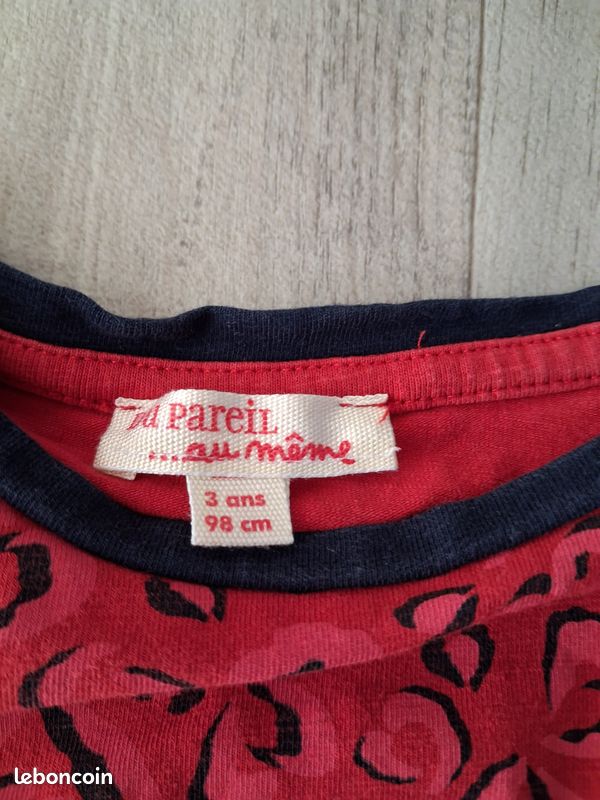 Tenue complète ( haut + bas) DPAM/KIDKANAI taille 3 ans (image 2)