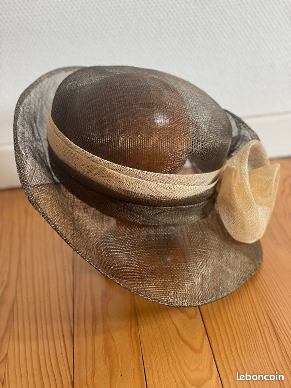 Magnifique Chapeau de Cérémonie / Mariage – État Neuf (image 5)